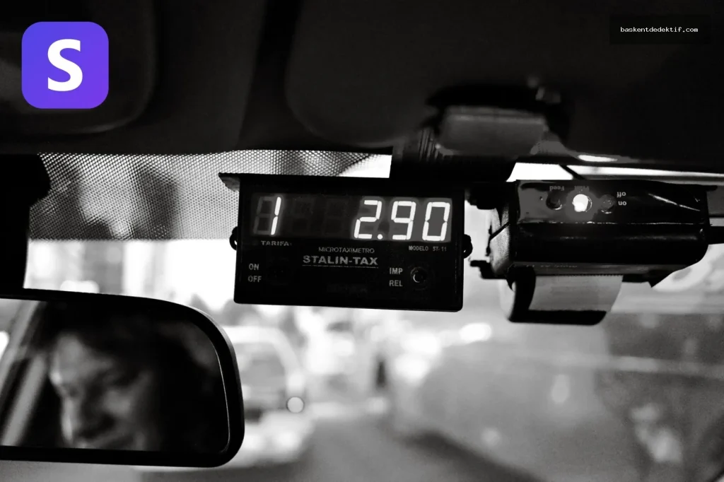 Nakliye tevkifat sınırı gösteren taksi metrü
